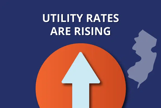 utility rates are rising and map of new jersey